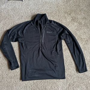 Patagonia R1 Half-Zip Black Mens Medium